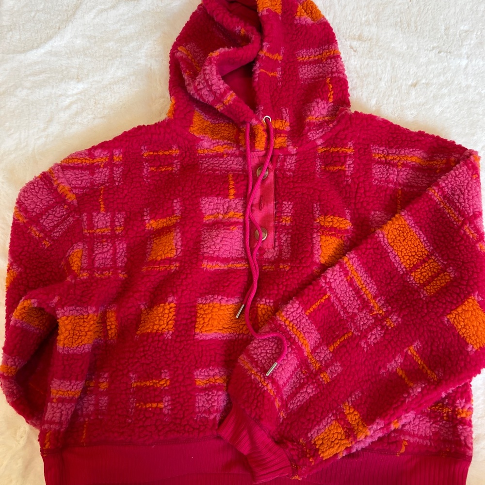 Anthropology Porridge Quinn Sherpa Fleece Hoodie